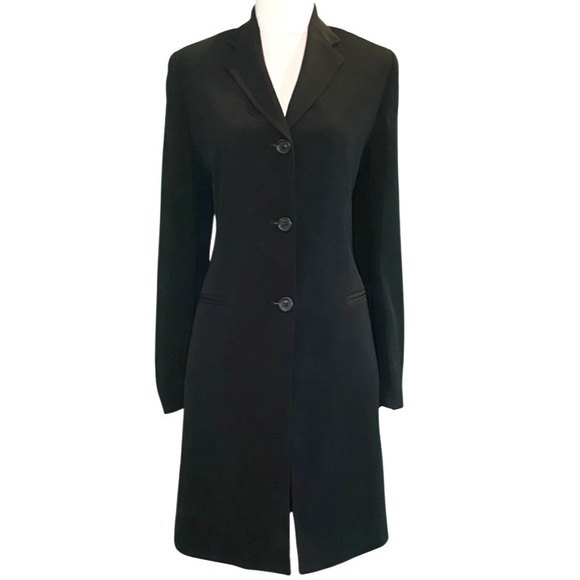 Lauren Ralph Lauren Jackets & Blazers - Lauren Ralph Lauren Long Sleeve Notched Collar 3 Button Knee Length Blazer Sz10P